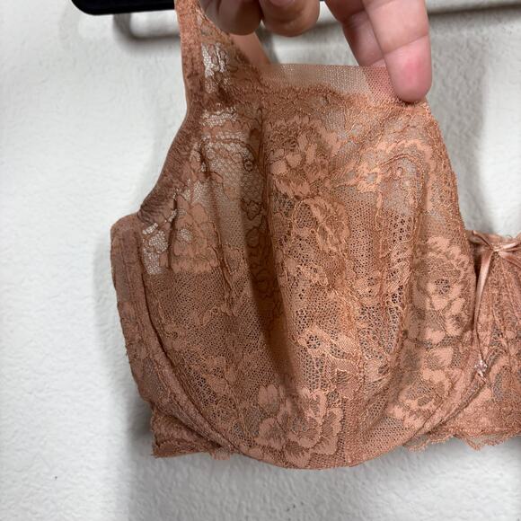 Skarlett Blue Womens 38DDD Minx Balconette Bra Underwire Brown Camel 1733100 - Picture 3 of 11